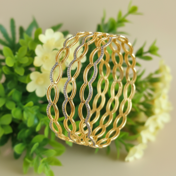 Arc double tone 4 bangles- BN 01