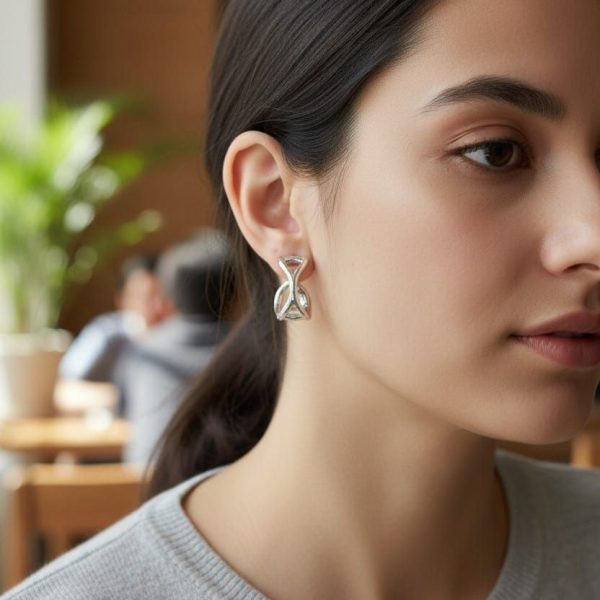 Round ladder bali style earrings