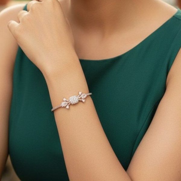 American diamond charm bracelet