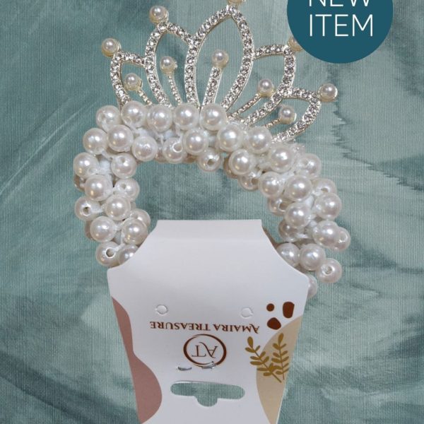 QUEEN PEARL HIGH BUN TIES