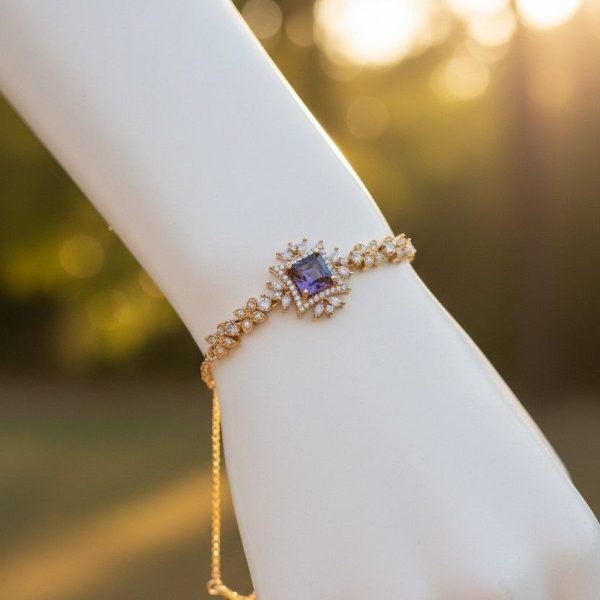 PURPLE AD BRACELET